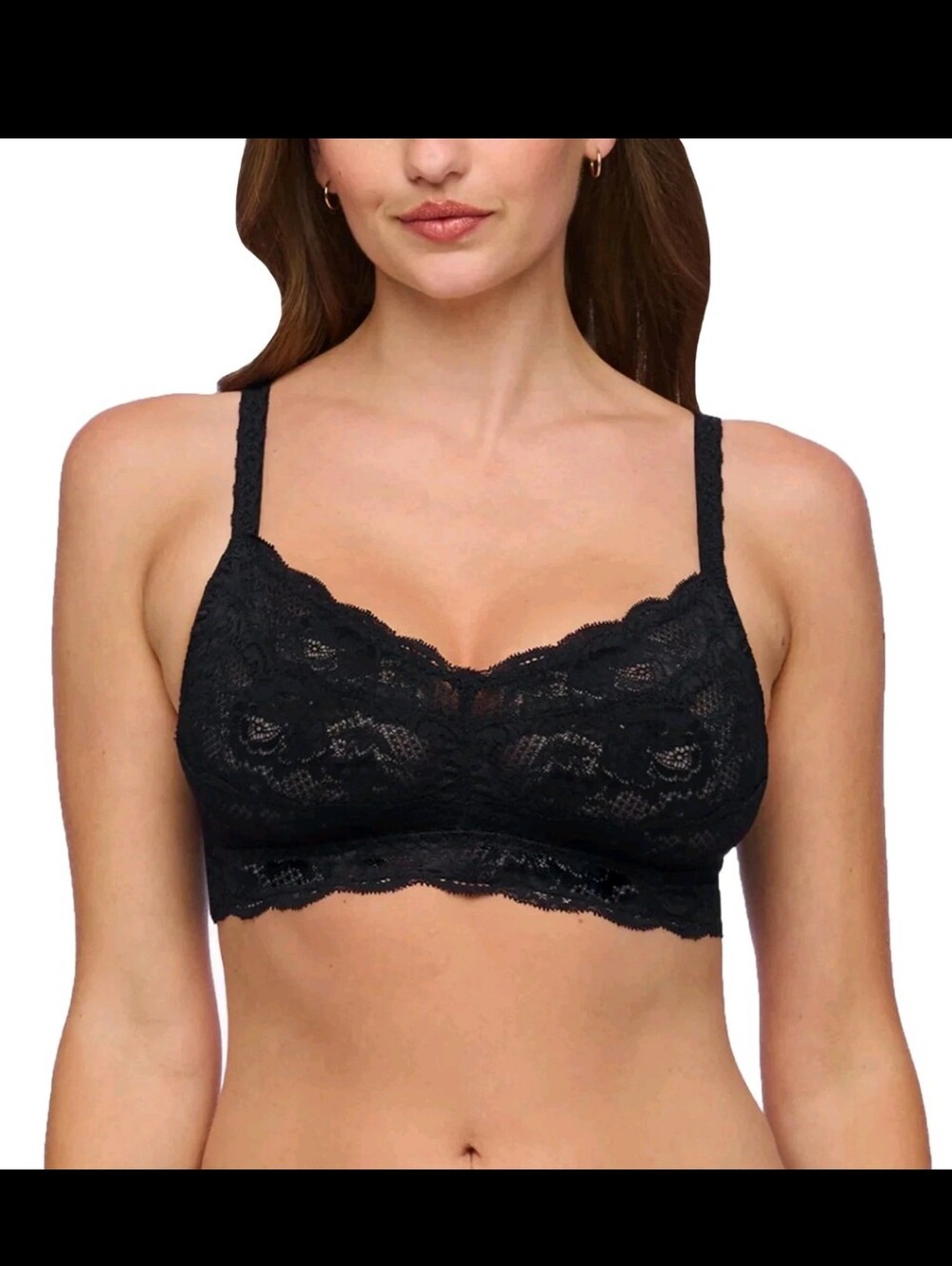 Cosabella Sweetie Bralette Black Lace Size Large Never Say Never Free People